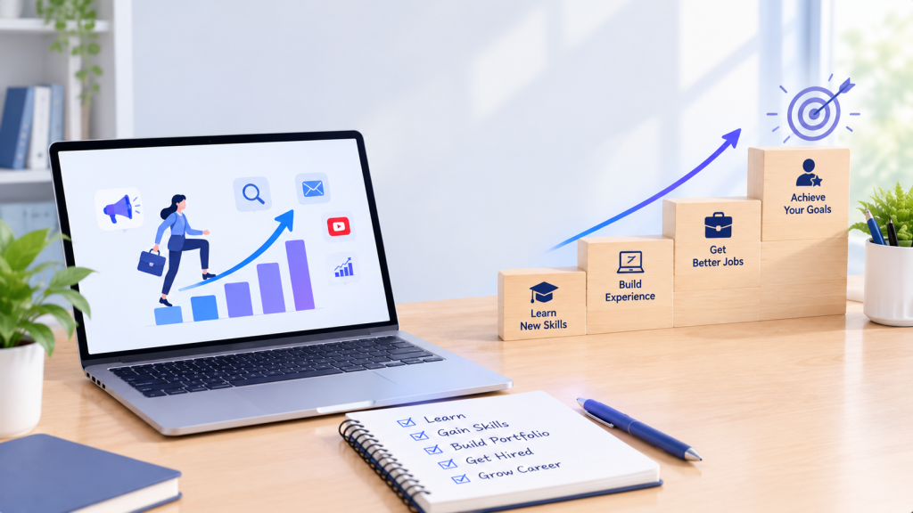 How Digital Marketing Courses Support Career Growth